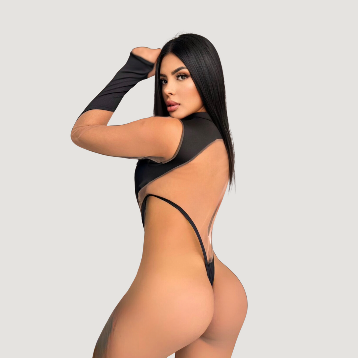 Sexy Bodysuit - Long Sleeve Fit - Saida Fashion