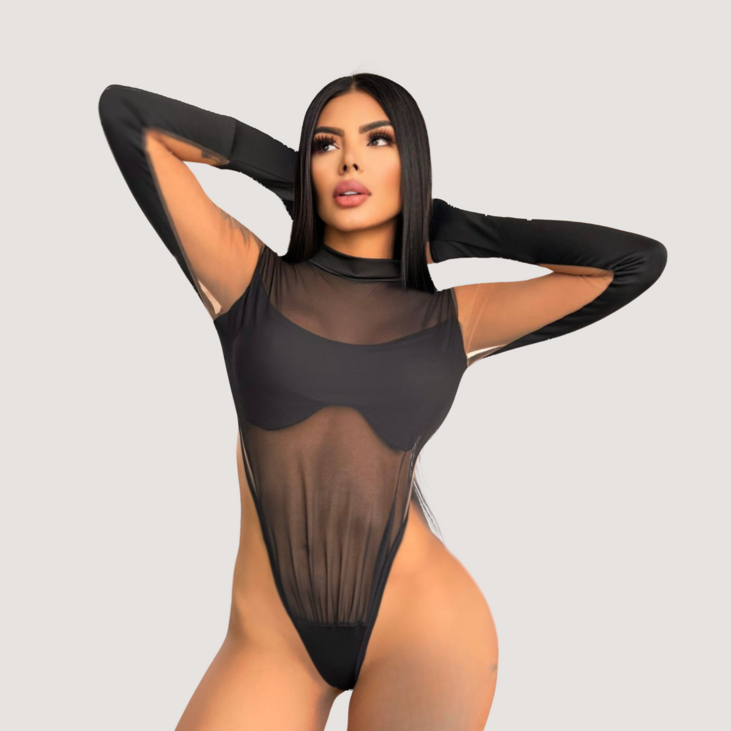Sexy Bodysuit - Long Sleeve Fit - Saida Fashion