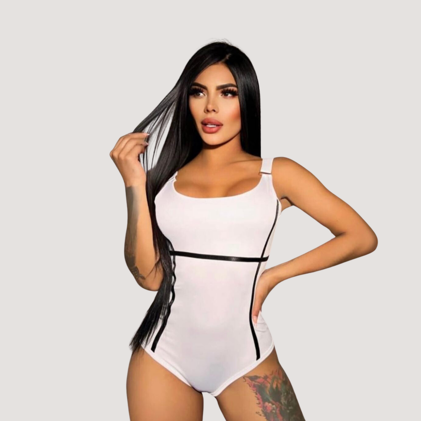 Women's Bodysuit - Adjustable Straps - Saida Fashion