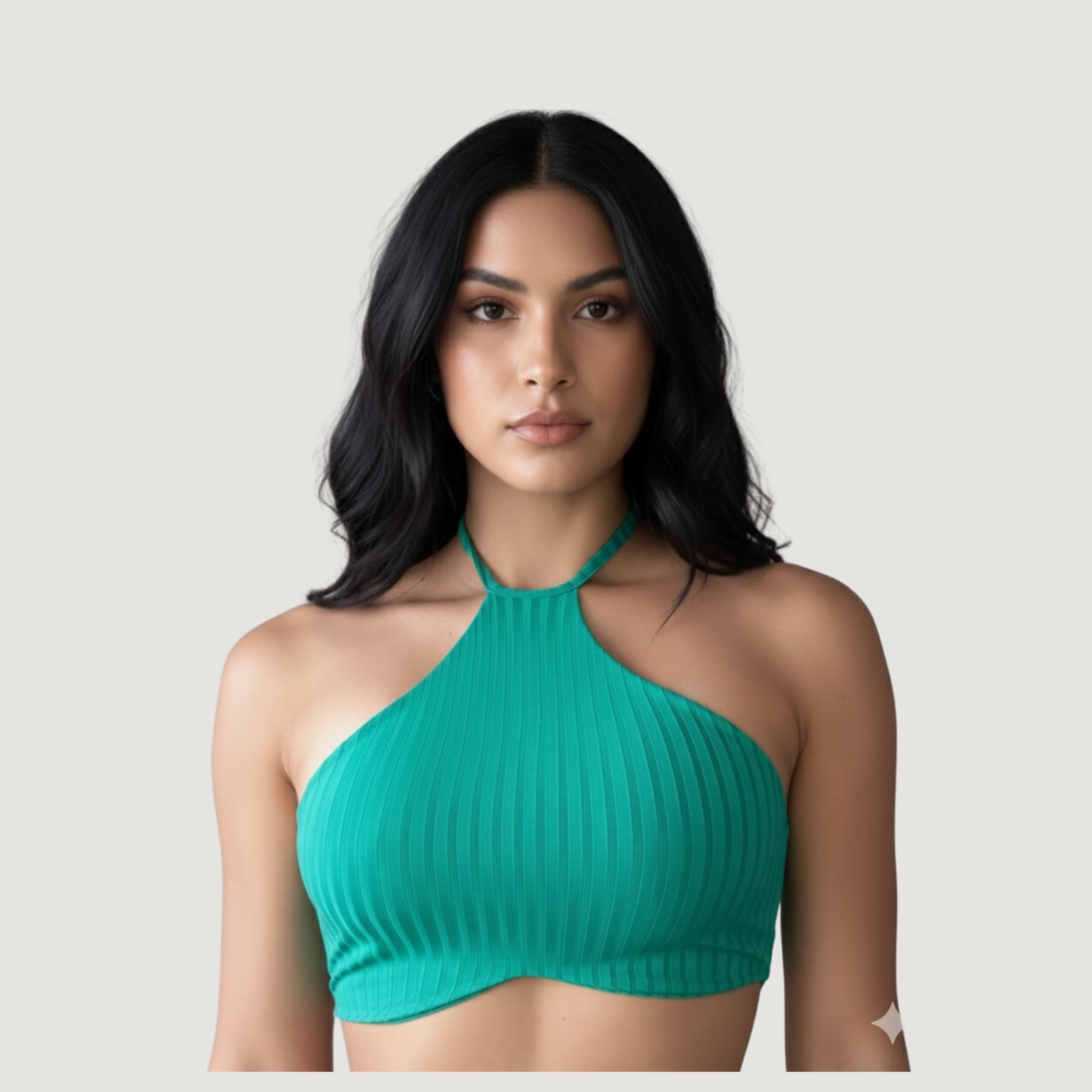 Tank Top with Adjustable Neck Ties..