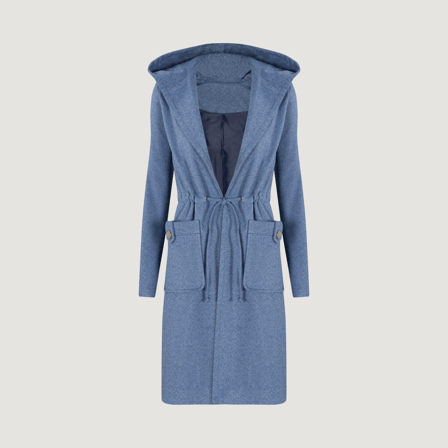 Trench Coat with Adjustable Waist - Saida Fashion