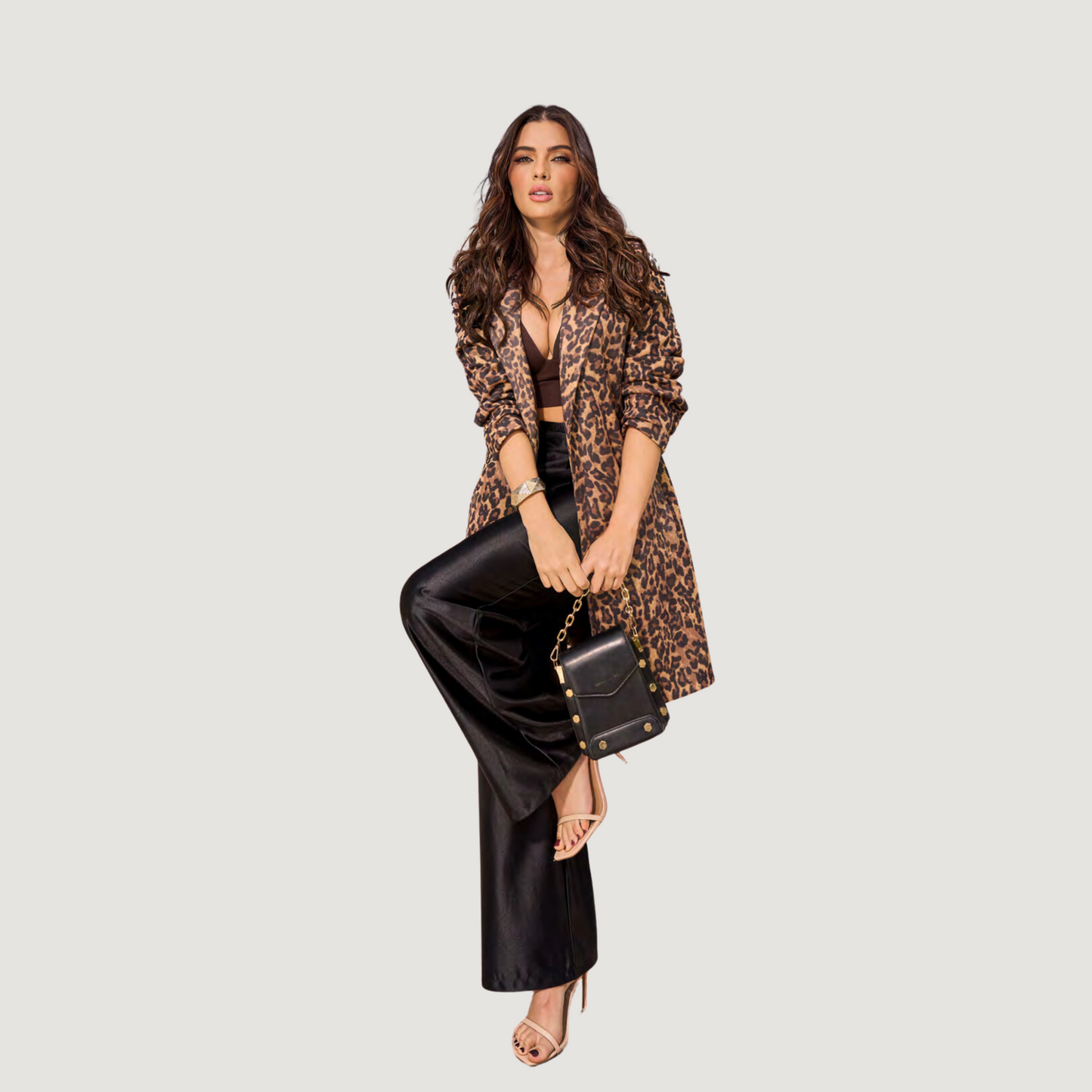 Leopard Print Winter Coat