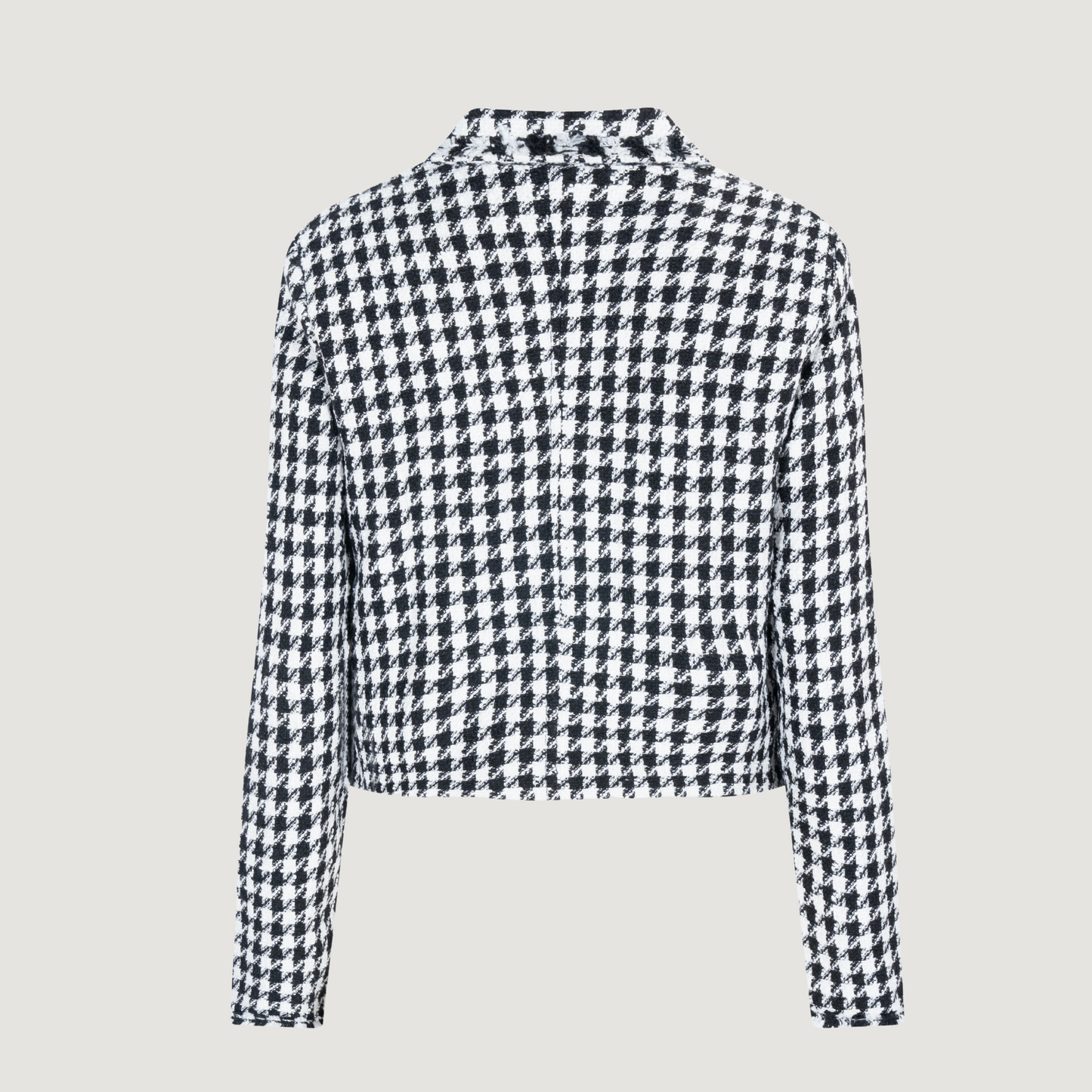 Short Jacket for Women in Houndstooth..