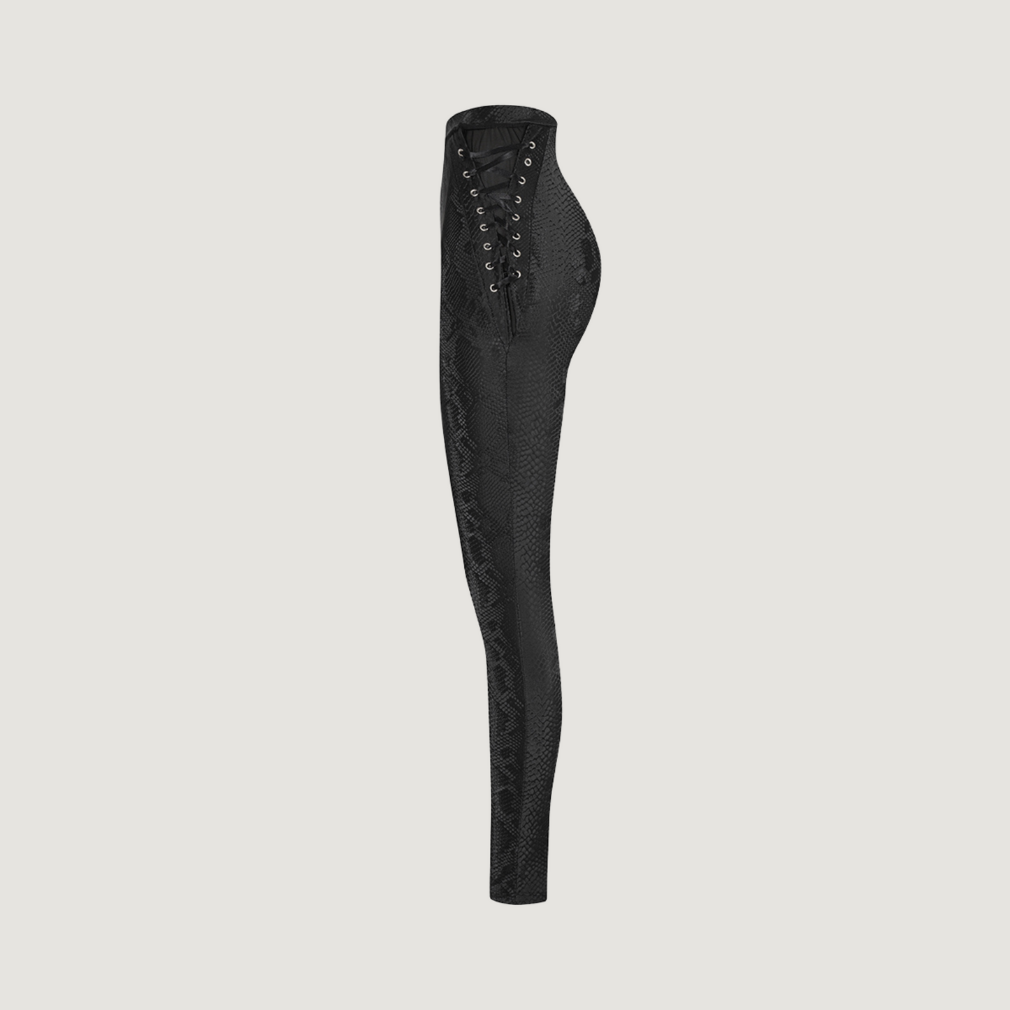 Leggings de moda con piel sintética