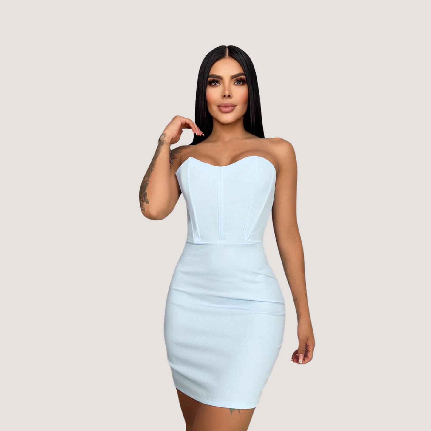 Sensual Dresses with Boning Fit - Saida Fashion