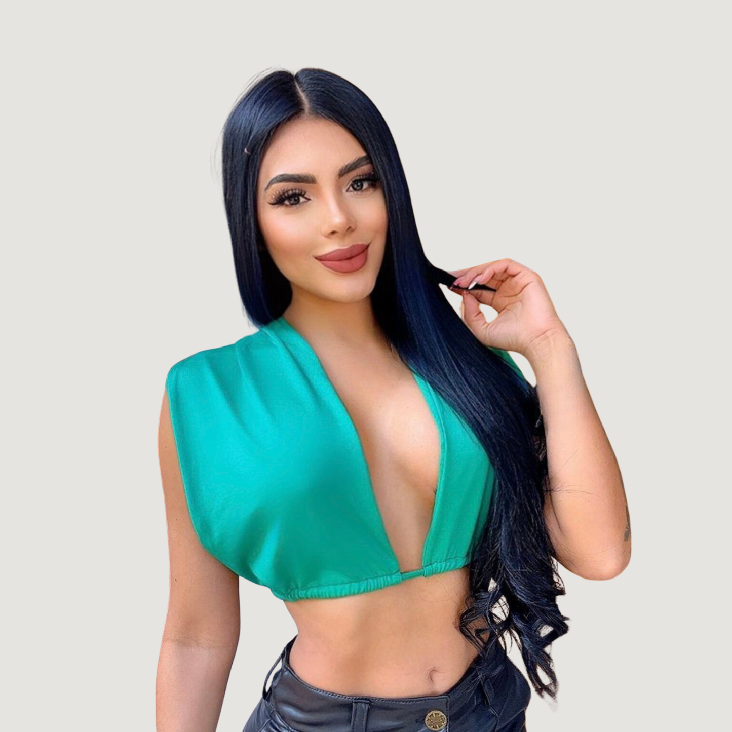 Infinity Versatile Lined Crop Top - Saida Fashion 