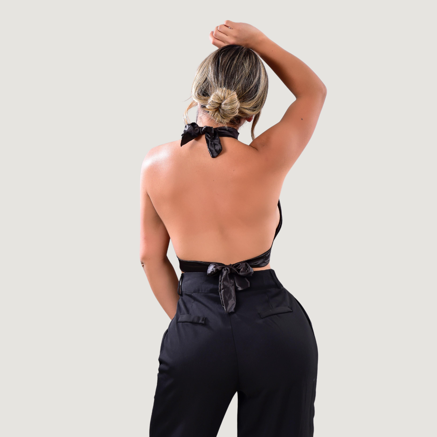 Top sin espalda - Lazos ajustables