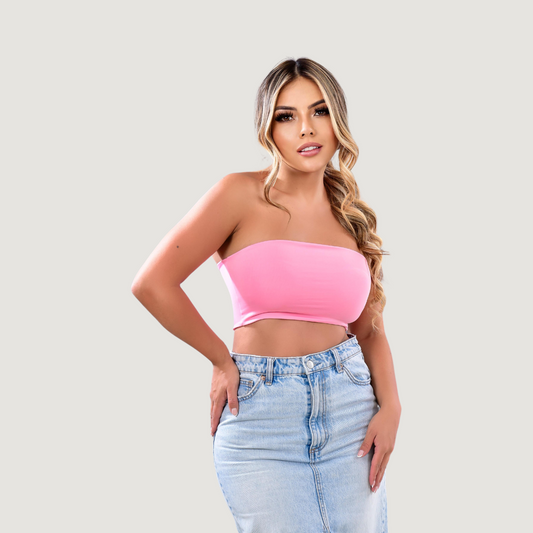 Bandeau Top - Full Lining - Stretchy Fabric..