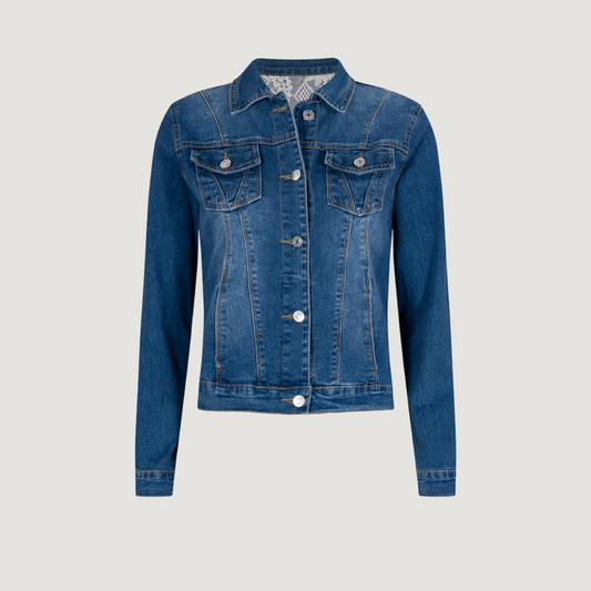 Chaqueta vaquera de diseño ajustado