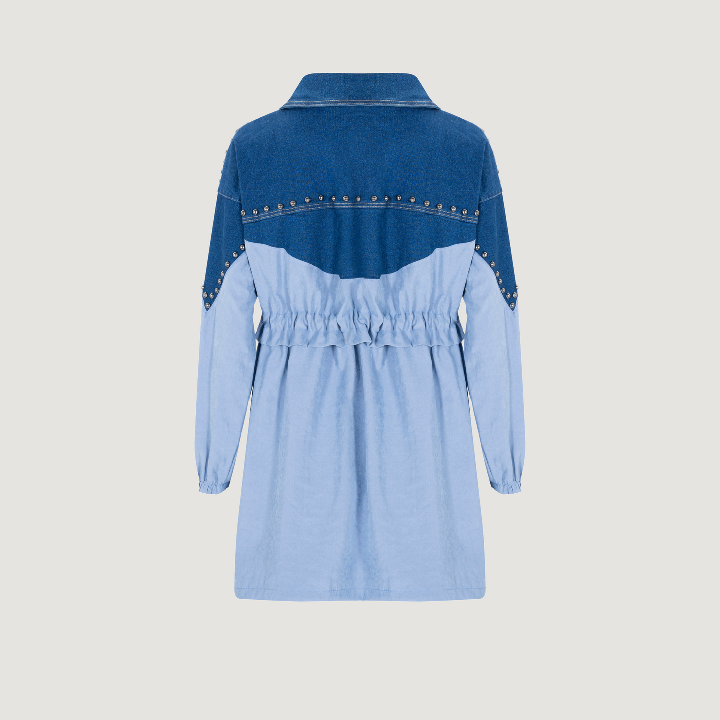 Jackets for Women with Mixed Fabric Design
