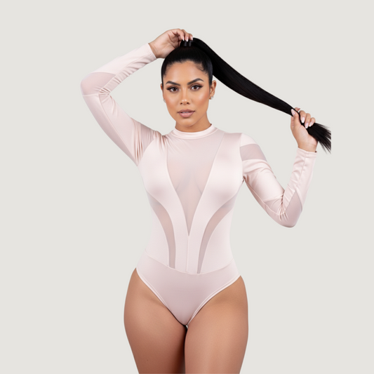 Sexy Bodysuit - Spandex - Mesh Mix..