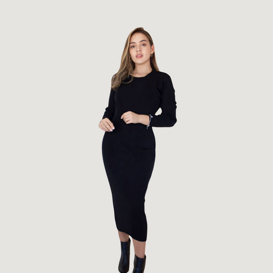 Knit Midi Pencil Dress