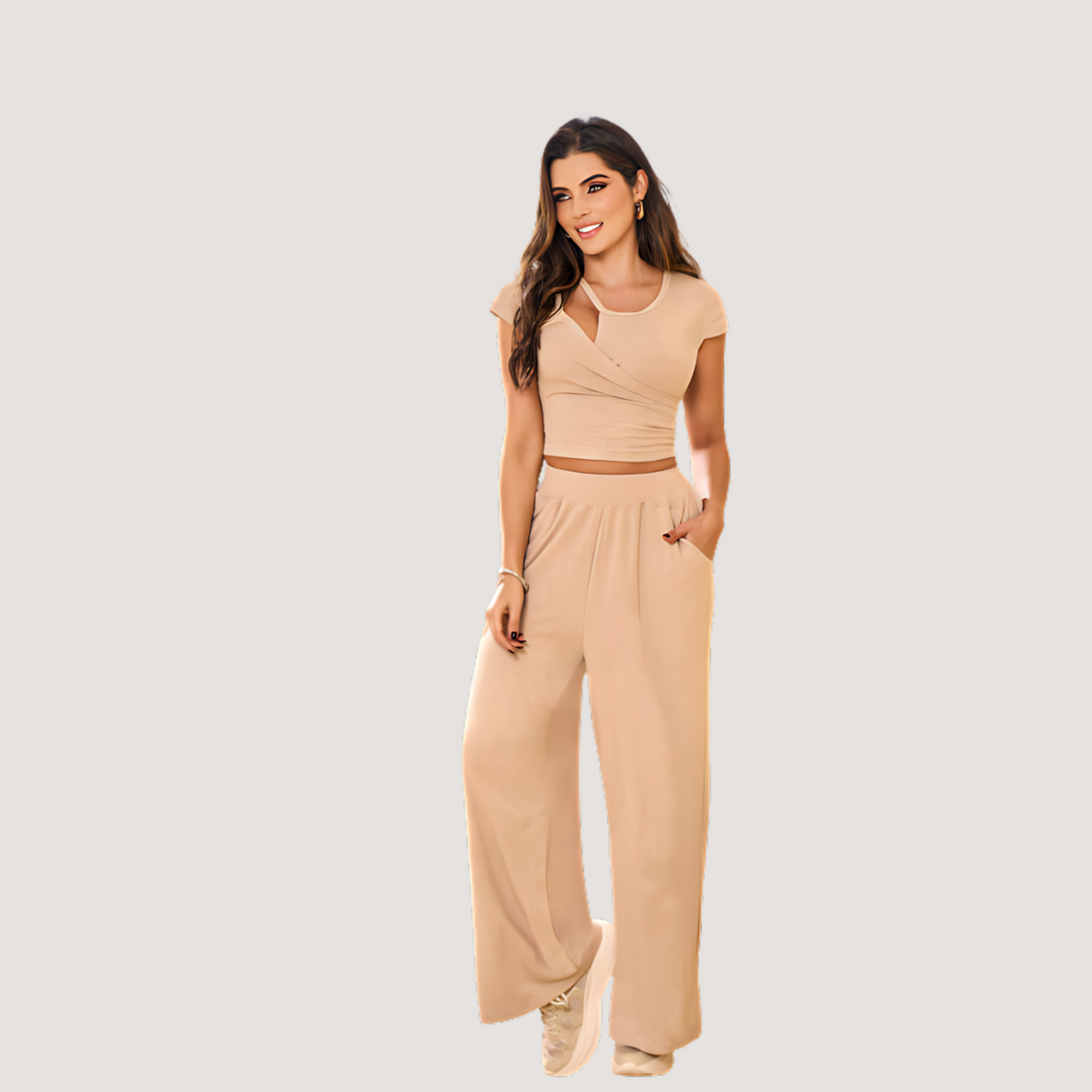 Conjunto de salón de dos piezas de moda