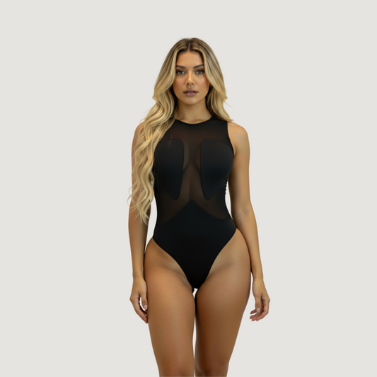See-Through Mesh Bodysuit